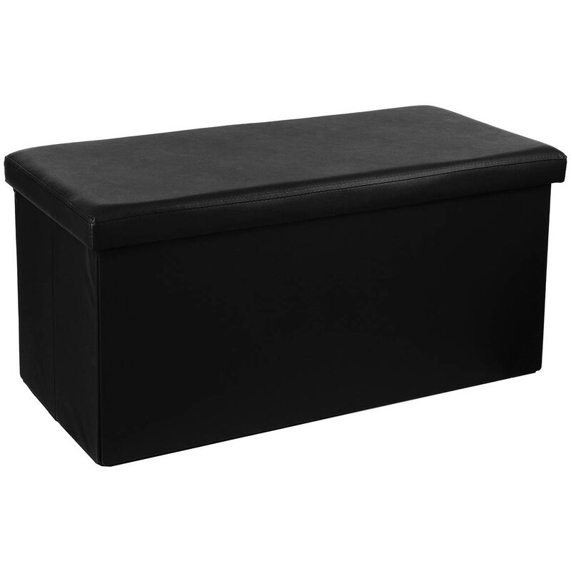 foto del prodotto atmosphera pouf doppio pieghevole nero cr ateur d int rieur