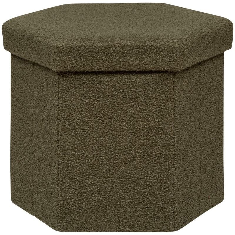 foto del prodotto atmosphera pouf pieghevole jaiko in spugna verde kaki 40x38cm cr ateur d int rieur