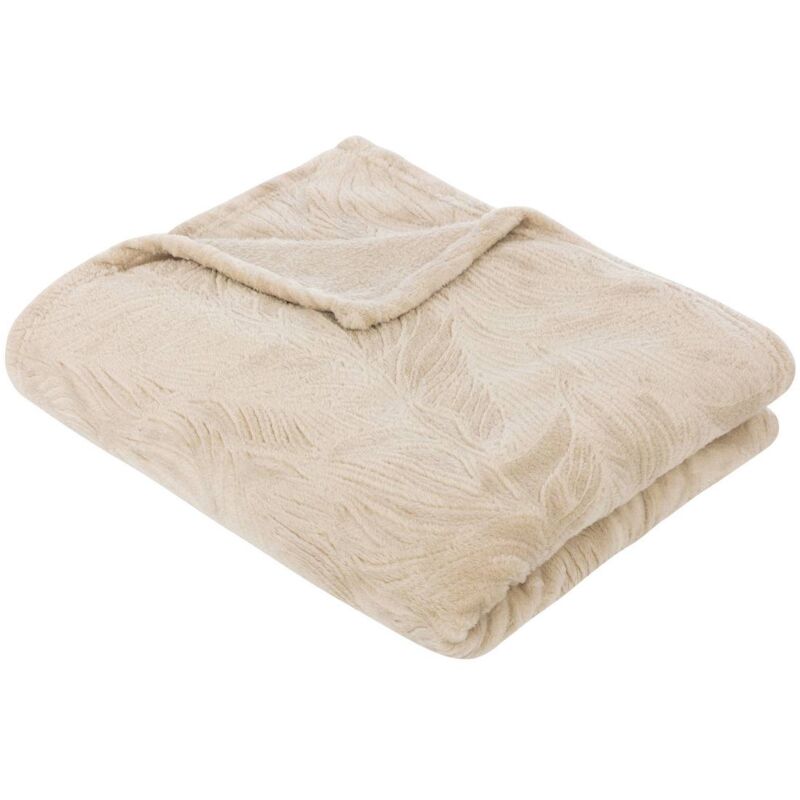 foto del prodotto atmosphera roy beige flanella gettoni 125x150cm cr ateur d int rieur