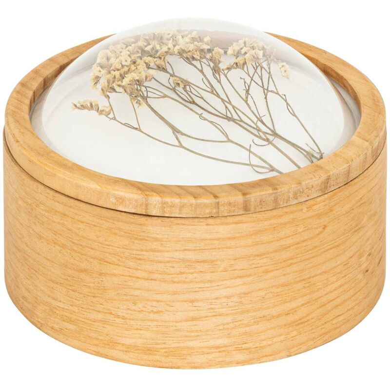 foto del prodotto atmosphera scatola fiori secchi leya wood d206cm cr ateur d int rieur