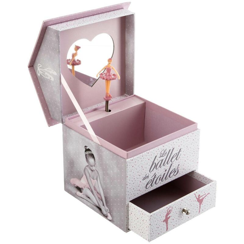 foto del prodotto atmosphera scatola musicale rosa ballerina h16cm cr ateur d int rieur