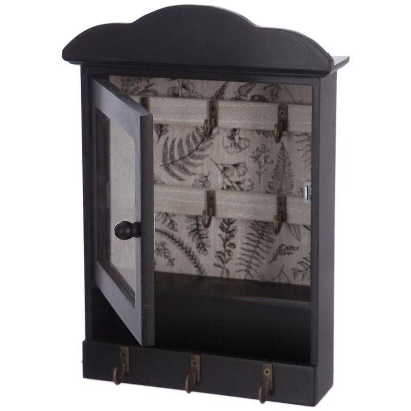 foto del prodotto atmosphera scatola per chiavi beau manoir 28x18cm noir beige cr ateur d int rieur