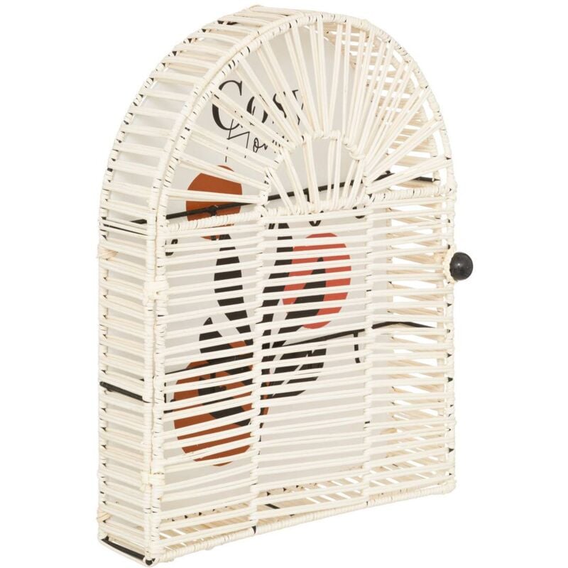 foto del prodotto atmosphera scatola portachiavi in rattan cosy 28x38cm cr ateur d int rieur