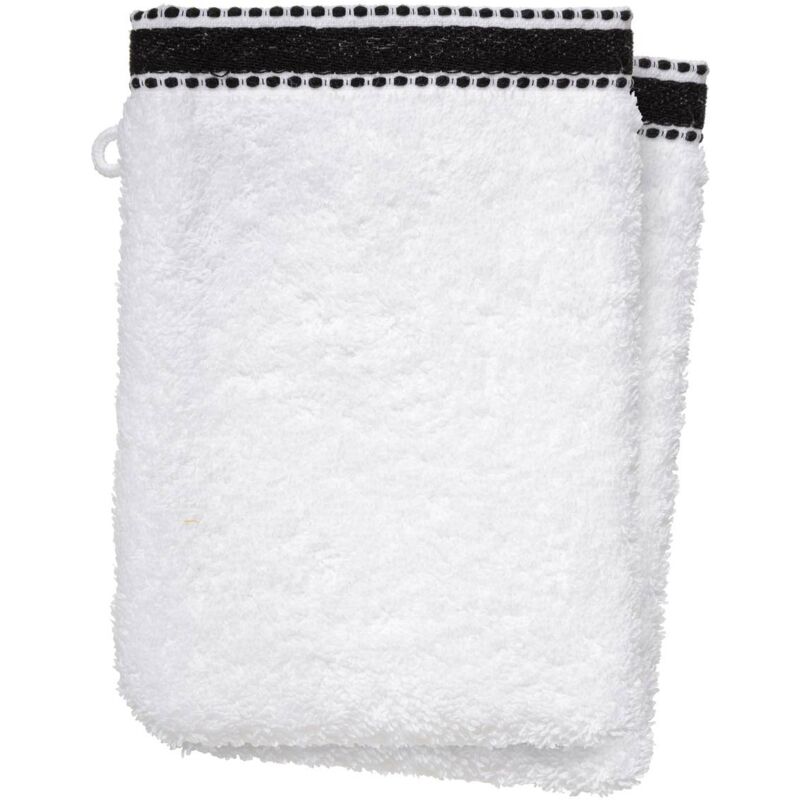 foto del prodotto atmosphera set di 2 flanelle bianche joia 15x21cm cr ateur d int rieur