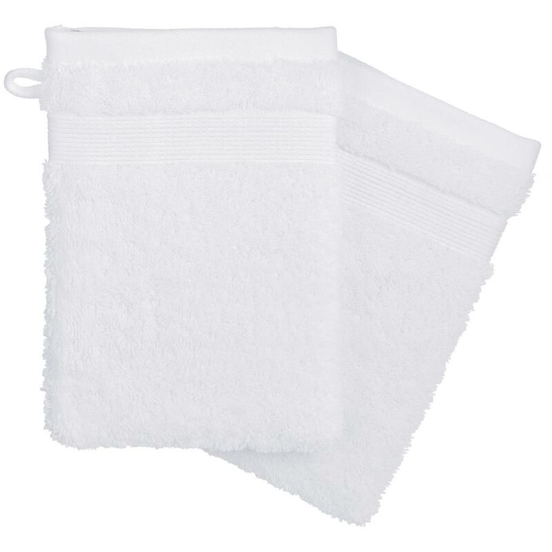 foto del prodotto atmosphera set di 2 flanelle bianche praia 15x21cm cr ateur d int rieur
