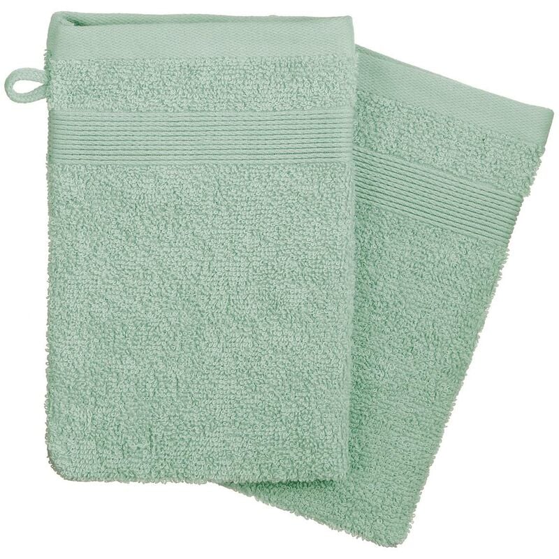 foto del prodotto atmosphera set di 2 flanelle verdi 15x21cm cr ateur d int rieur