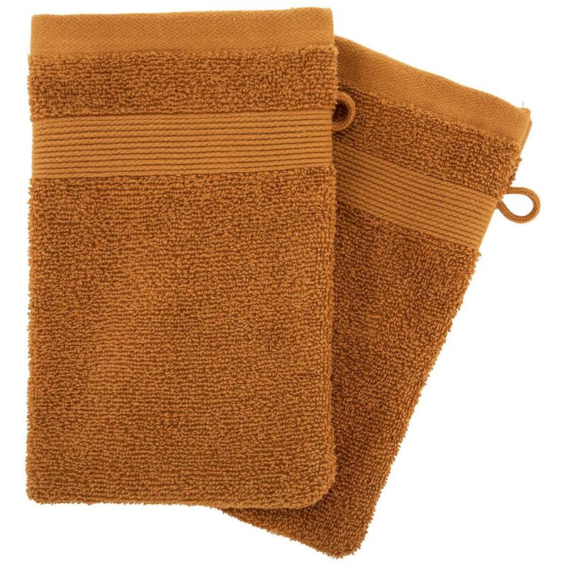 foto del prodotto atmosphera set di 2 guanti praia 15x21cm marrone cannella cr ateur d int rieur