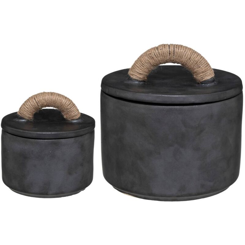 foto del prodotto atmosphera set di 2 scatole ori d13 d20cm cr ateur d int rieur