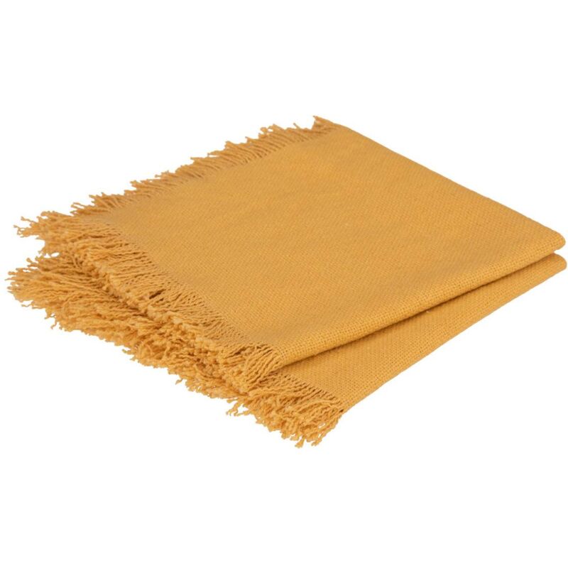 foto del prodotto atmosphera set di 2 tovaglioli maha giallo senape 40x40cm cr ateur d int rieur