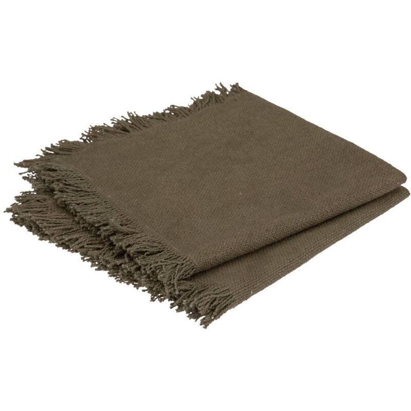 foto del prodotto atmosphera set di 2 tovaglioli maha verde cachi 40x40cm cr ateur d int rieur