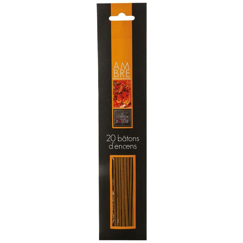 foto del prodotto atmosphera set di 20 bastoncini d incenso color ambra h25cm cr ateur d int rieur