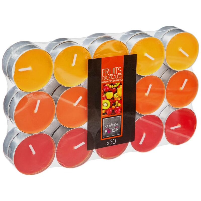foto del prodotto atmosphera set di 30 candele profumate alla frutta esotica 350g cr ateur d int rieur