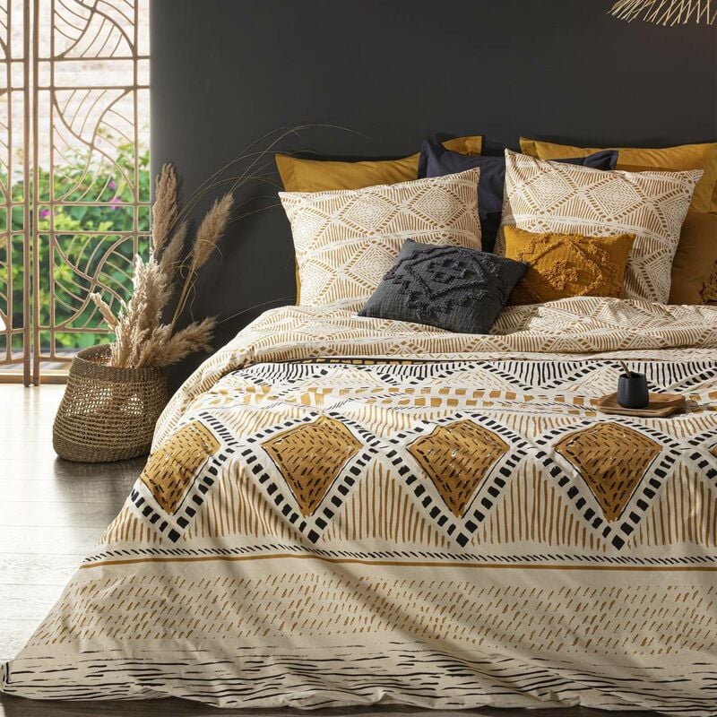 foto del prodotto atmosphera set di biancheria da letto in cotone kilim 240x220cm cr ateur d int rieur
