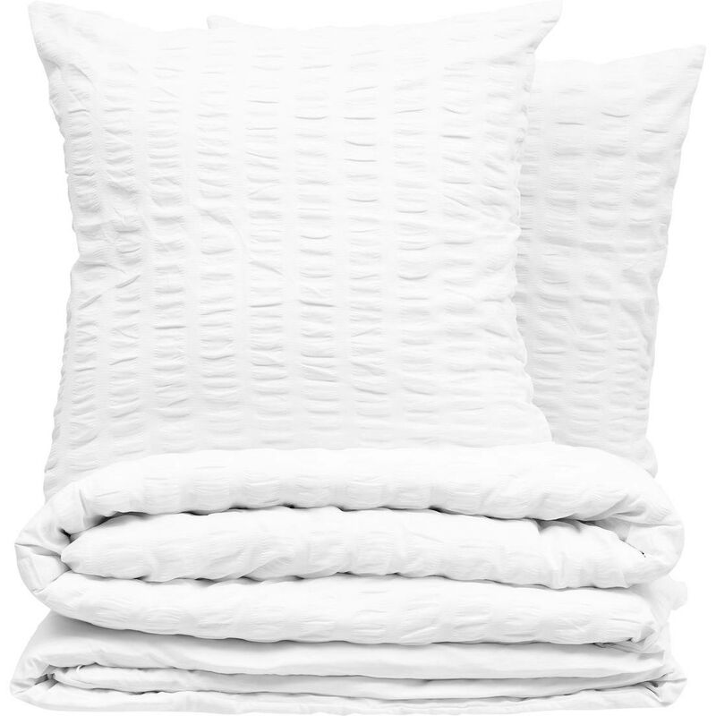 foto del prodotto atmosphera set di biancheria da letto irhia 240x220cm bianco cr ateur d int rieur