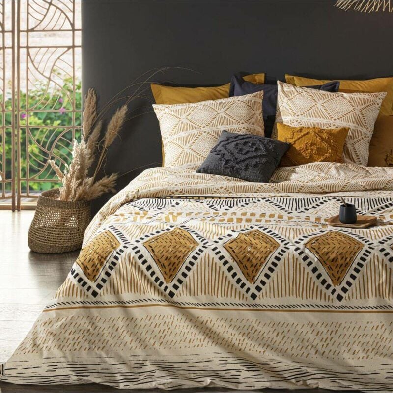 foto del prodotto atmosphera set di biancheria da letto kilim stripes in cotone 260x240cm cr ateur d int rieur