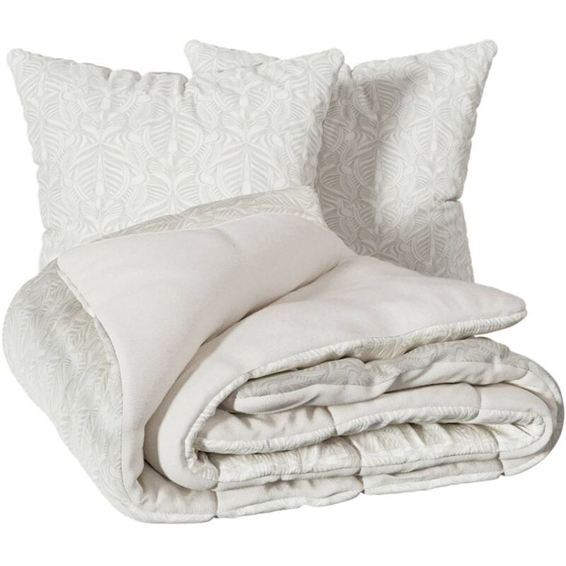 foto del prodotto atmosphera set di biancheria da letto stampata nalh 260x240cm in lino beige cr ateur d int rieur