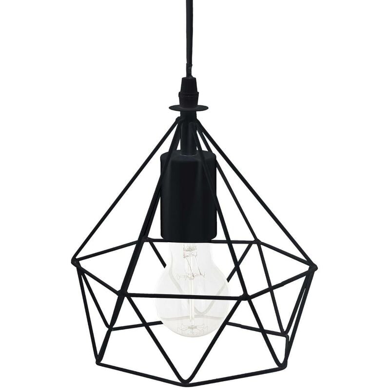 foto del prodotto atmosphera sospensione a filo ida in metallo nero d19cm cr ateur d int rieur