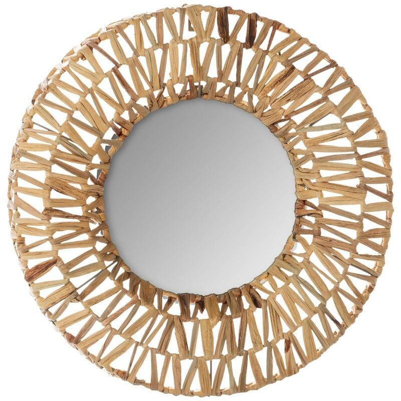 foto del prodotto atmosphera specchio in fibra naturale intrecciata d45cm cr ateur d int rieur