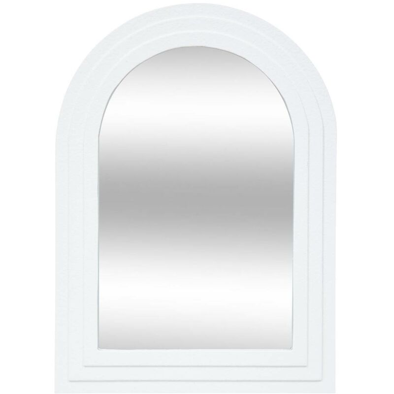foto del prodotto atmosphera specchio in legno emily h55cm bianco cr ateur d int rieur