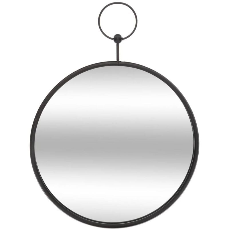 foto del prodotto atmosphera specchio in metallo nero gousset d30cm cr ateur d int rieur
