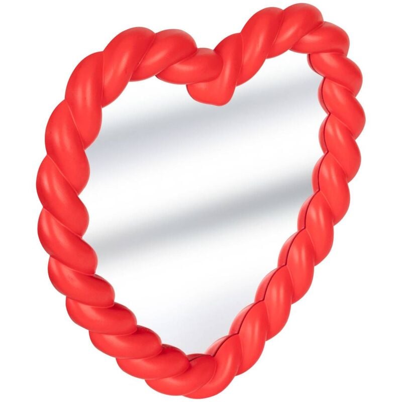 foto del prodotto atmosphera specchio ritorto cuore twist red h40cm cr ateur d int rieur