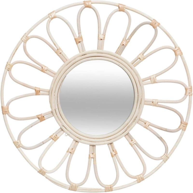 foto del prodotto atmosphera specchio rosace in rattan d56cm cr ateur d int rieur