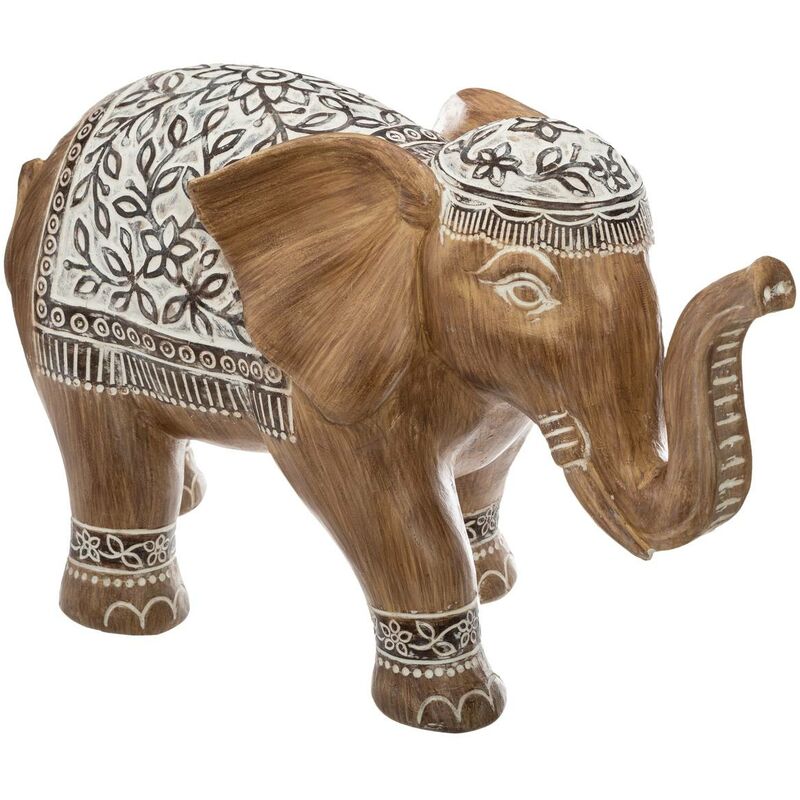 foto del prodotto atmosphera statua di elefante leo in resina h24cm cr ateur d int rieur