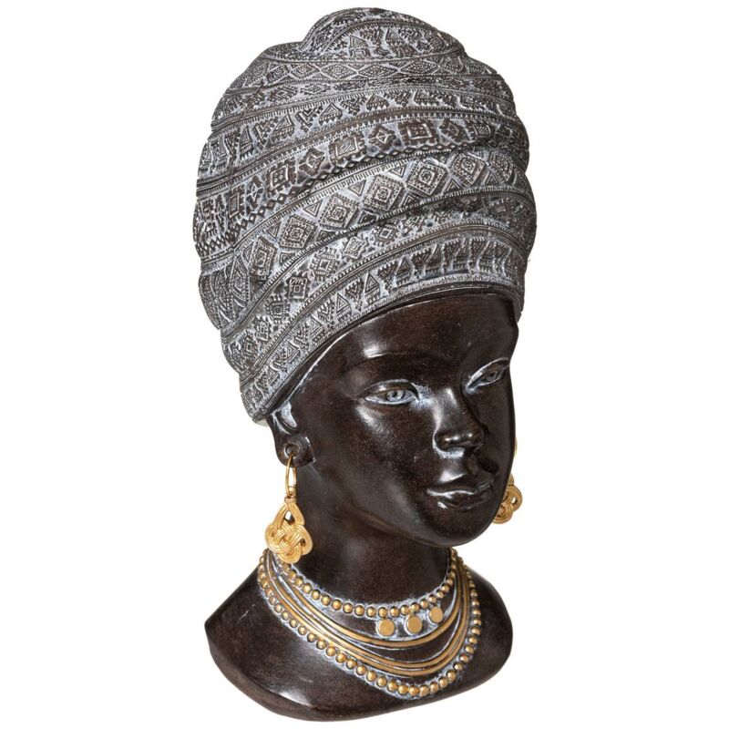 foto del prodotto atmosphera statua di testa di donna in resina h27cm cr ateur d int rieur