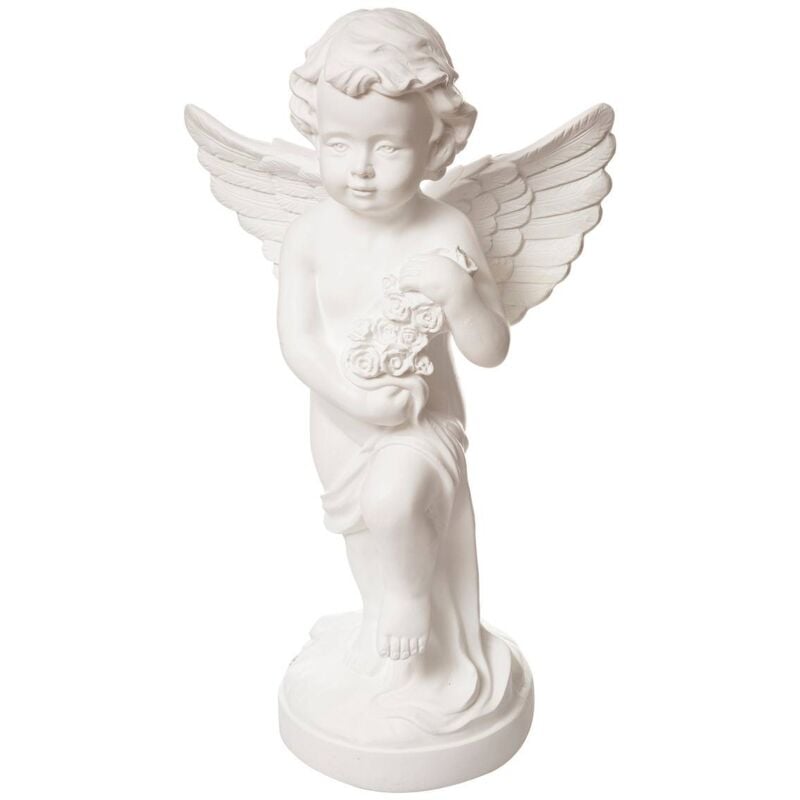 foto del prodotto atmosphera statuetta angelo solange bianca 70 cm cr ateur d int rieur
