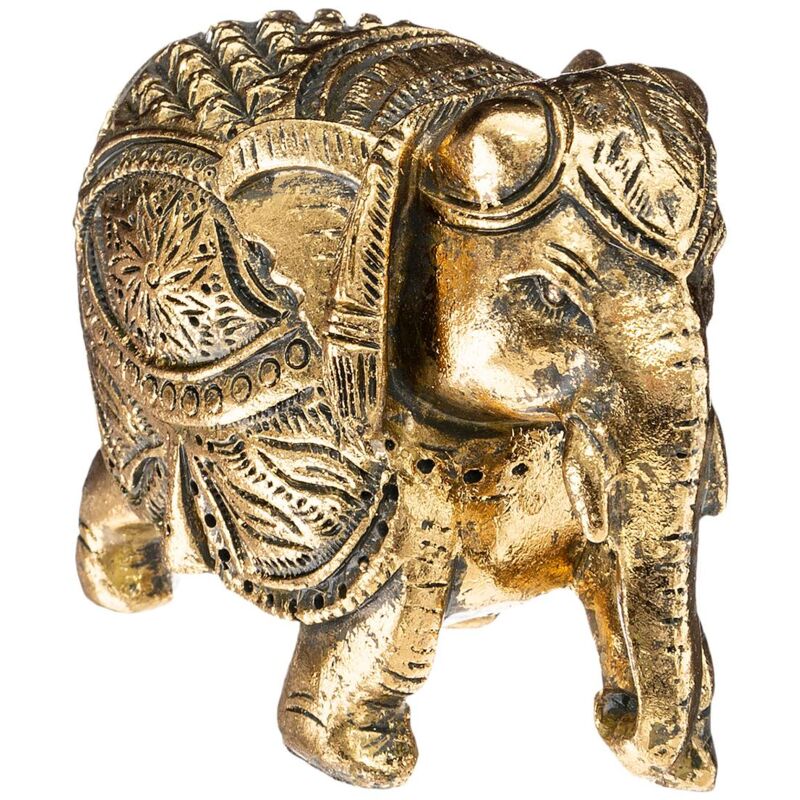 immagine 0 del prodotto atmosphera statuetta di elefante h9cm d oro cr ateur d int rieur