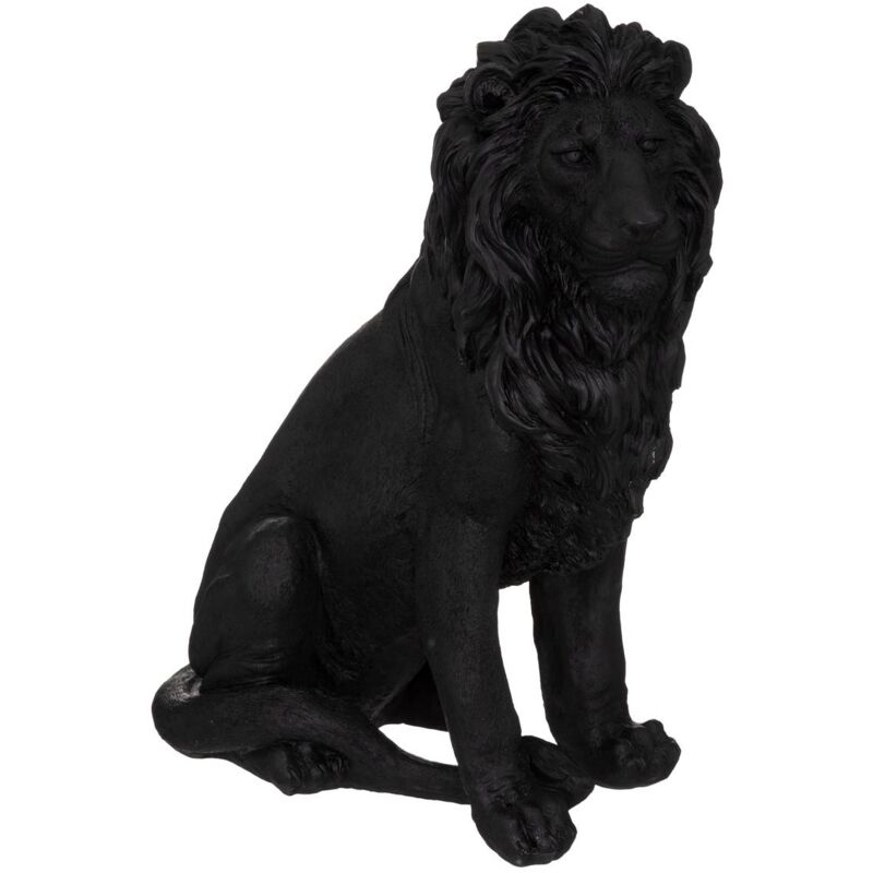 foto del prodotto atmosphera statuetta di leone nero h52cm cr ateur d int rieur