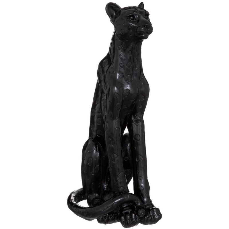 foto del prodotto atmosphera statuetta leopardo nera h90cm cr ateur d int rieur