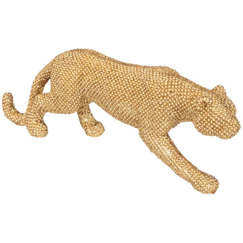 foto del prodotto atmosphera statuetta pantera dorata artif h10cm cr ateur d int rieur