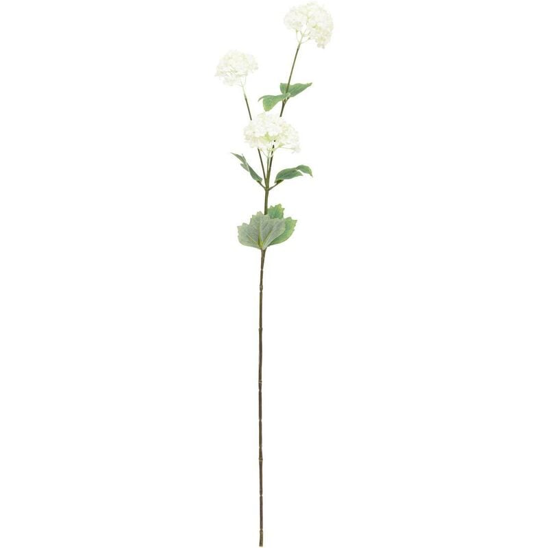 foto del prodotto atmosphera stelo artificiale snowball h87cm bianco cr ateur d int rieur