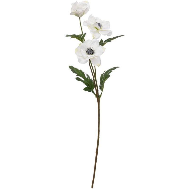 foto del prodotto atmosphera stelo di anemone artificiale bianco h69cm cr ateur d int rieur