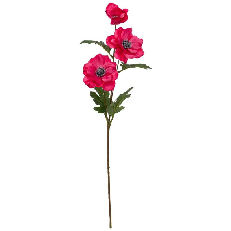 foto del prodotto atmosphera stelo di anemone artificiale rosa fucsia h69cm cr ateur d int rieur