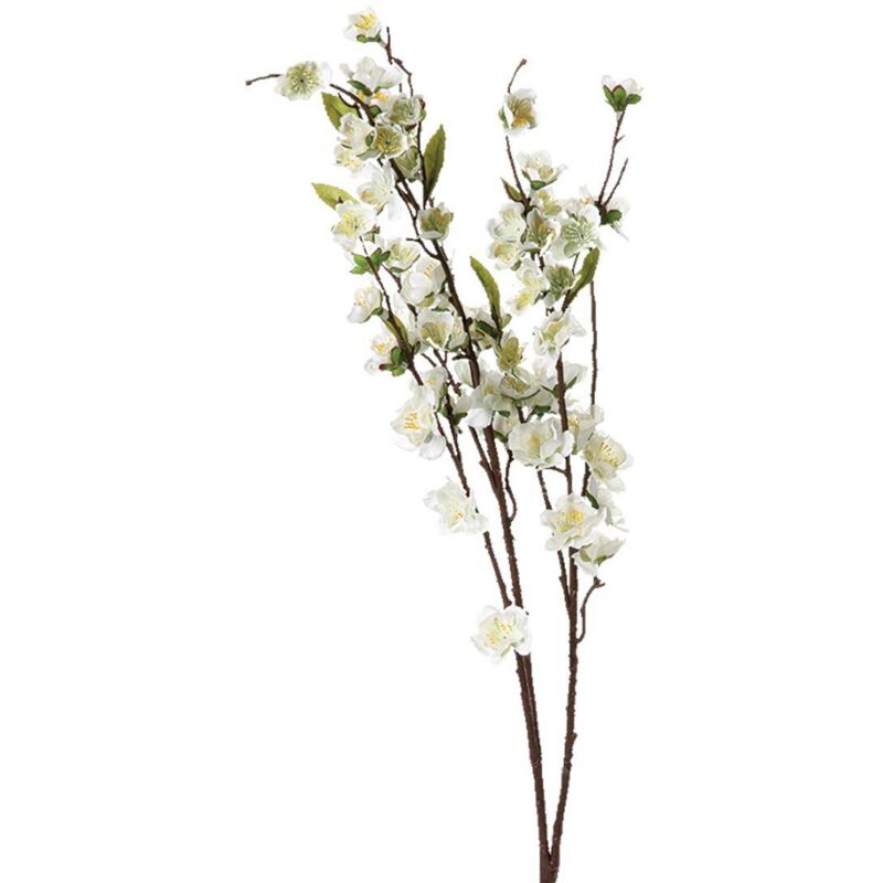 foto del prodotto atmosphera stelo di ciliegio artificiale h110cm bianco cr ateur d int rieur