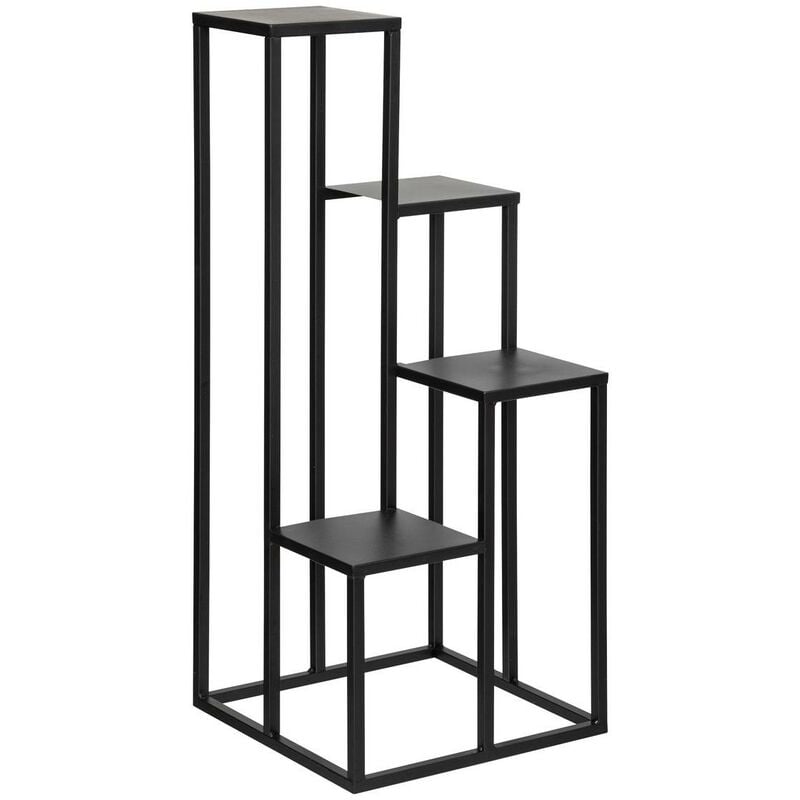 foto del prodotto atmosphera supporto per piante in metallo nero h86,5 cm cr ateur d int rieur