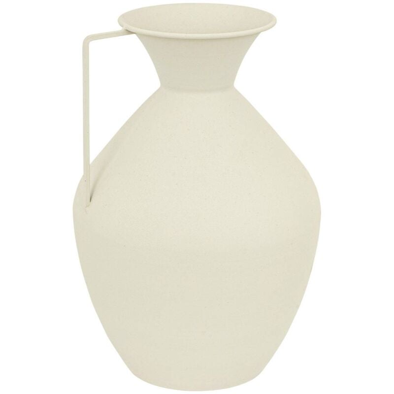 foto del prodotto atmosphera sylvain vaso in metallo bianco h36cm cr ateur d int rieur