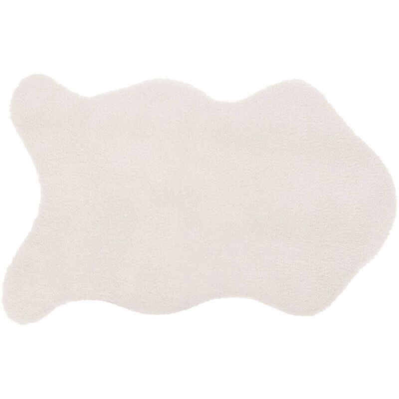 foto del prodotto atmosphera tappeto couka avorio bianco effetto pelliccia 60x90cm cr ateur d int rieur