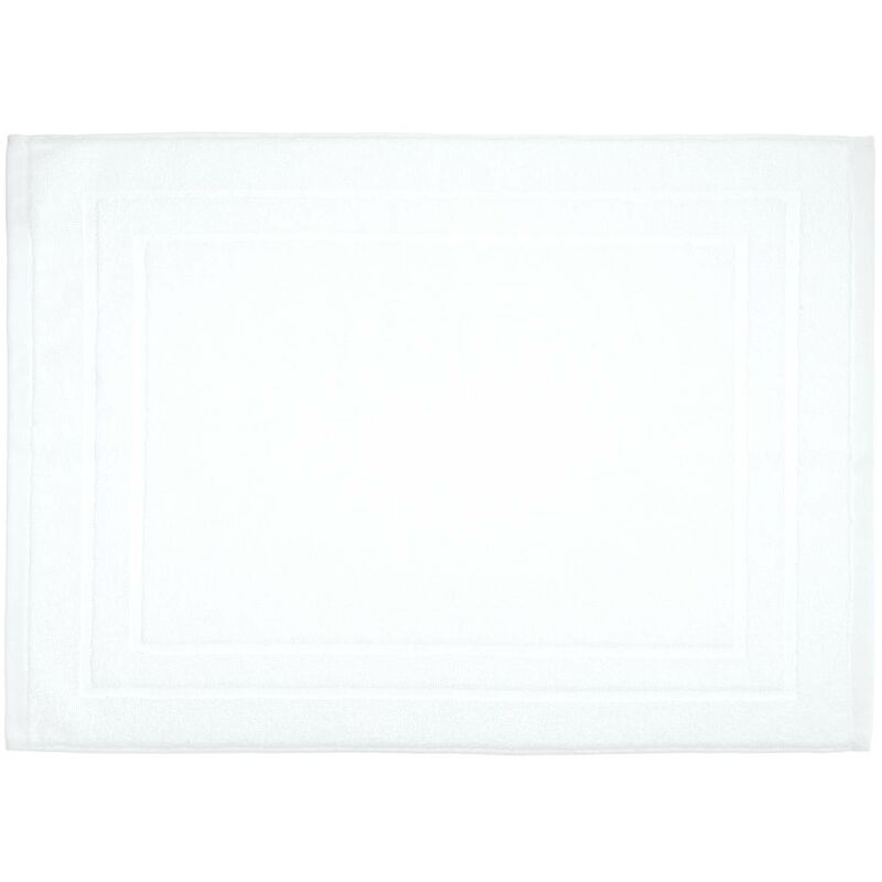 foto del prodotto atmosphera tappeto da bagno in cotone bianco praia 50x70cm cr ateur d int rieur