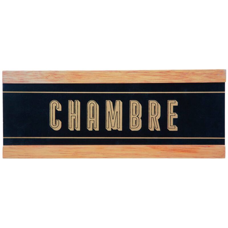 foto del prodotto atmosphera targa reversibile loft in legno 25x10cm cr ateur d int rieur