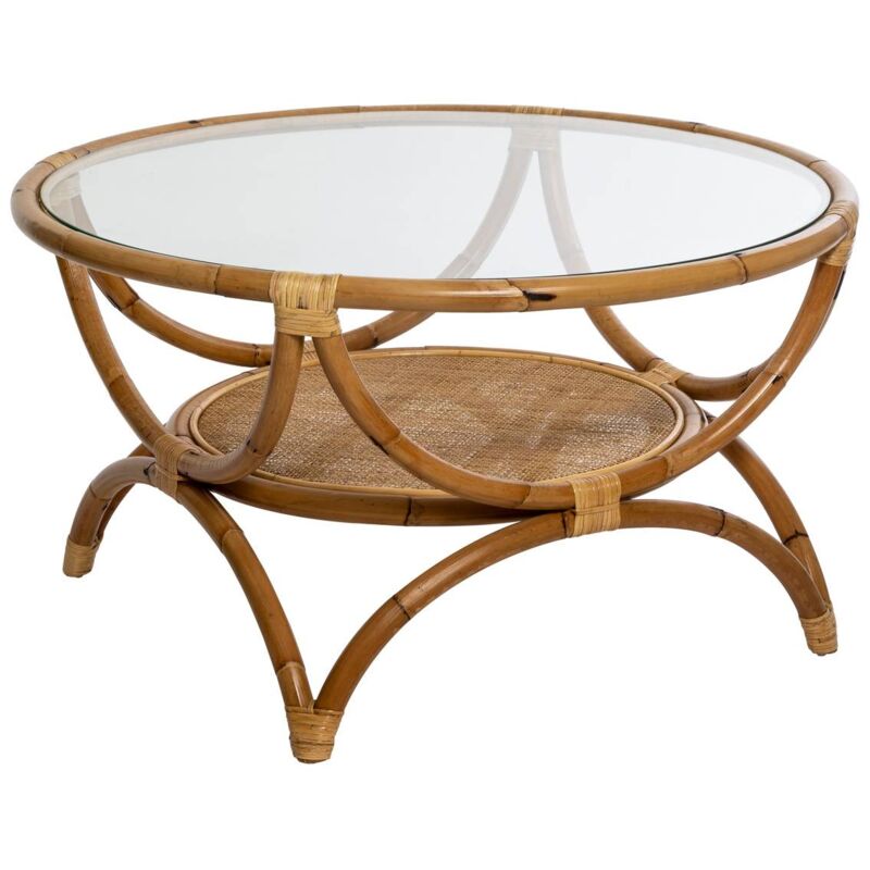 foto del prodotto atmosphera tavolino in rattan farah d90cm cr ateur d int rieur