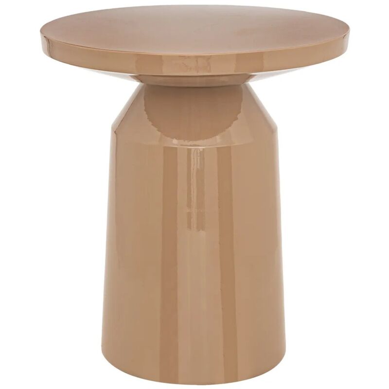 foto del prodotto atmosphera - tavolino totem in metallo sita beige d38cm cr ateur d'int rieur