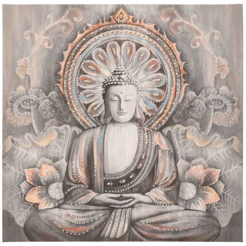 foto del prodotto atmosphera tela incorniciata buddha 58x58cm cr ateur d int rieur
