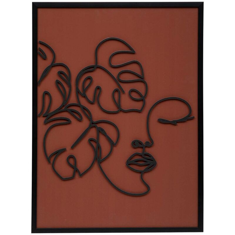 foto del prodotto atmosphera tela stampata julie in metallo 50x70cm cr ateur d int rieur