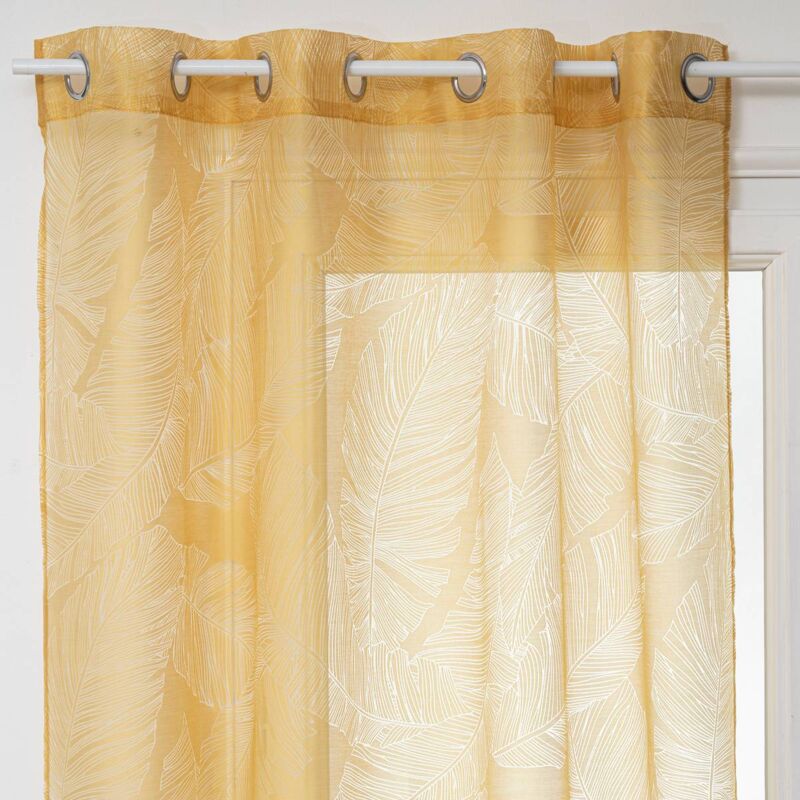 foto del prodotto atmosphera tenda a rete devo giallo senape 140x240cm cr ateur d int rieur