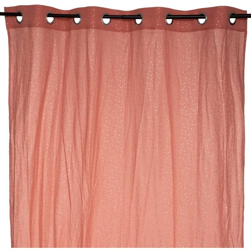 foto del prodotto atmosphera - tenda berlingot rosa terracotta 140x250cm cr ateur d'int rieur