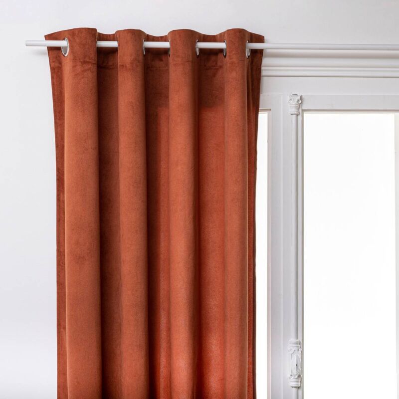 foto del prodotto atmosphera tenda lilou rosa terracotta 140x260cm cr ateur d int rieur