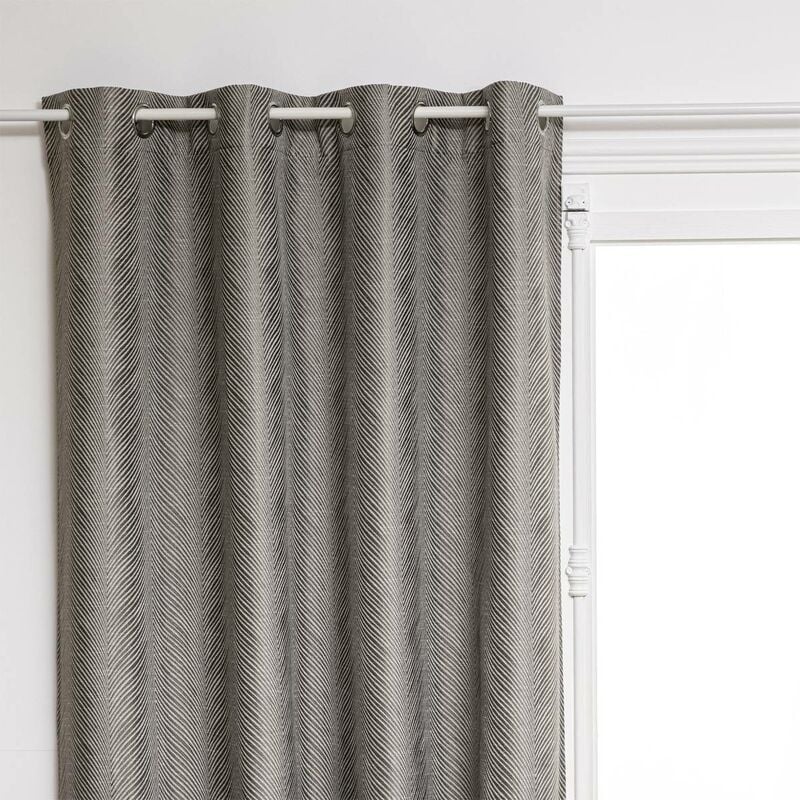 foto del prodotto atmosphera tenda oscurante dana 140x260cm grigio jacquard cr ateur d int rieur